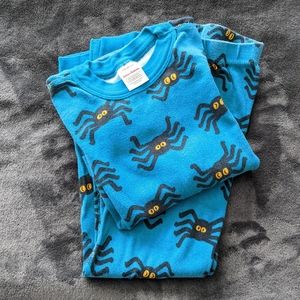 Hanna Andersson Halloween Spider Pajamas.